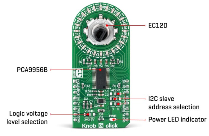 Mikroe MIKROE-3299 Knob G Click